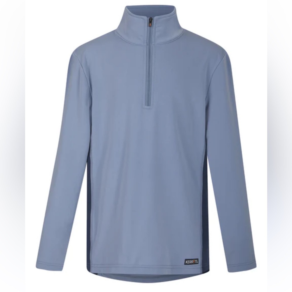 Kerrits® Kids’ Up Tempo Fleece Tech Top Blue Size XL (16)